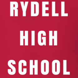 Rydell High School Grease Parody 70s Movie Funny Fan T Shirt 28850067