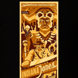 Indiana Jones Temple OF Doom Harrison Ford Movie Fan T Shirt 29169716