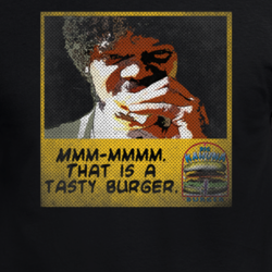 Jules Winnfield Tasty Big Kahuna Burger Parody Ad Funny Movie Fan T Shirt 30873341