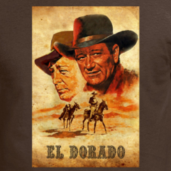 El Dorado 60s Western Classic Hawks Vintage Movie Fan T Shirt 31145835