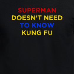 Superman Kung Fu Funny Superhero Fan Parody T Shirt 31400369