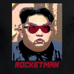Kim Jong Un Rocketman North Korea South Trump Usa Parody T Shirt 31626462