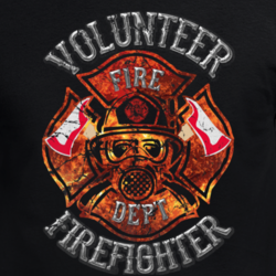 Volunteer Firefighter Fire Dept Proud First Responder Work T Shirt 31733681