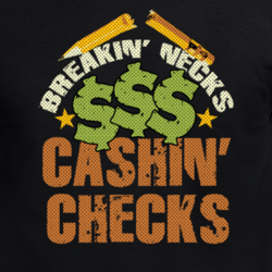 Breakin' Necks Cashin' Checks Funny Mma Trending Funny T Shirt 31733693