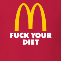 Screw Your Diet Funny Fast Food Parody T Shirt 31842657