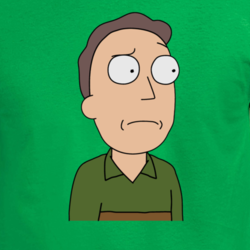 Rick And Morty Jerry Smith Funny Cartoon Tv Fan T Shirt 31908439