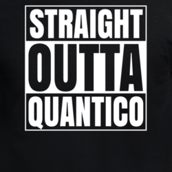 Straight Outta Quantico Fbi Funny Tv Parody T Shirt 31909374