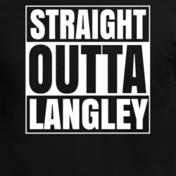 Straight Outta Langley Cia Funny Parody T Shirt 31909375