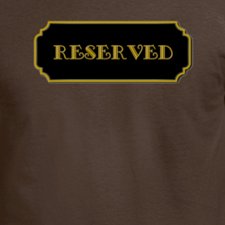 Reserved Chocolate Food Love Fan T Shirt 31968400