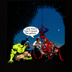 Luke Skywalker Saves The Galaxy Superheroes Star Wars Funny Parody Fanboy Con T Shirt 32114219