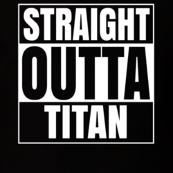 Straight Outta Titan Thanos Villain Cool Movie Fan T Shirt 33210849