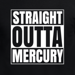 Straight Outta Mercury Funny Astronomy Science Fan Cool T Shirt 33210866