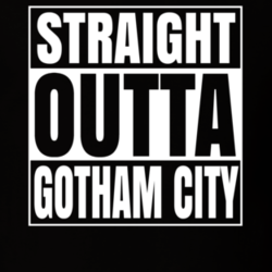 Straight Outta Gotham City Batman Comic Superfan Cool T Shirt 33214473