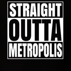 Straight Outta Metropolis Superman Comic Superfan Cool T Shirt 33214478