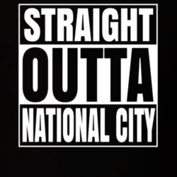 Straight Outta National City Supergirl Comic Superfan Cool T Shirt 33214491