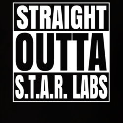 Straight Outta Star Labs Comic Superfan Cool T Shirt 33214594