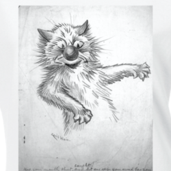 Louis Wain Cat Funny Cool Drawing On A T Shirt 33235094