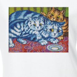 Louis Wain Cats Anthropomorphic Cool Painting On A T Shirt 33235622
