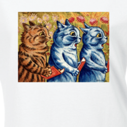Louis Wain Reading Cats Anthropomorphic Cool Painting On A T Shirt 33235727