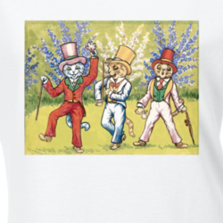 Louis Wain Singing Cats Anthropomorphic Cool Painting On A T Shirt 33235762