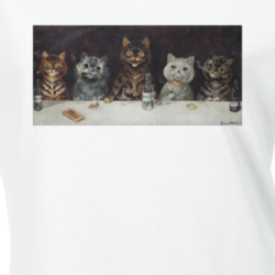 Louis Wain Social Cats Anthropomorphic Cool Painting On A T Shirt 33235796