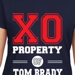 Property Of Tom Brady Ladies Football Superfan T Shirt 33243403
