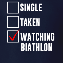 Single Taken Watching Biathlon 2018 Winter Olympics Fan T Shirt 33243526