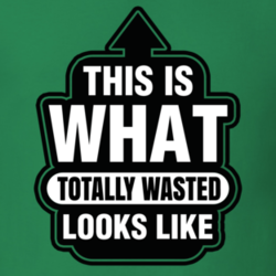 This Is What Totally Wasted Looks Like Funny Drunk T Shirt 33243795