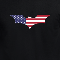 Usa Batman Flag Logo Parody Super Hero Cool Fan T Shirt 33258940