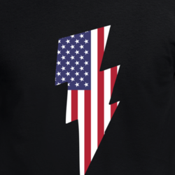 Usa Flash Flag Logo Parody Super Hero Cool Fan T Shirt 33258954
