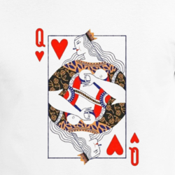 Queen Of Hearts Sexy Cards Alternative Funny Cool T Shirt 33296201
