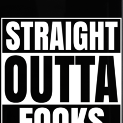 Straight Outta Fooks Non Given Funny Parody Design Phone Case 33370266