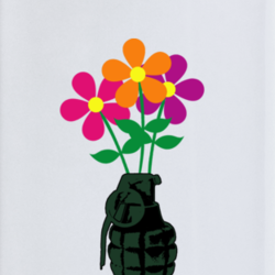 Bloom Boom Parody Flowers Grenade Cool Peace Love Phone Case 33375142