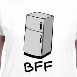Bff Funny Fridge Food Foodie Eat Parody Cool T Shirt 33451741