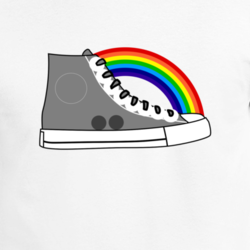 Shoe Life Rainbow Lgbtq Pride Love Peace Cool T Shirt 33451795