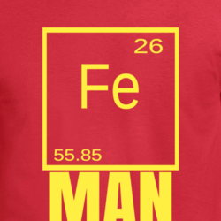 Iron Man Superhero Element Parody Funny Cool Fan T Shirt 33457737