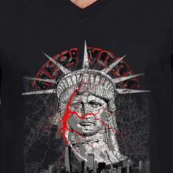 New York State Of Mind Hip Hop City Love Rap Bronx Nyc Cool Vneck T Shirt 33459368