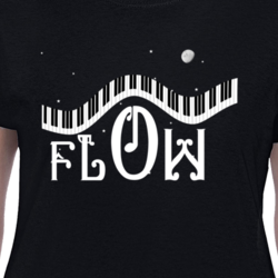 Flow Piano Yoga Music Stars Moon Life Cool T Shirt 33482957
