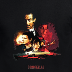Goodfellas Gangster Movie De Niro Poster Style Cool Fan T Shirt 33485033