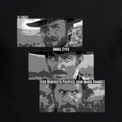 The Good The Bad The Ugly Spaghetti Western Movie Clint Eastwood Fan T Shirt 33504203