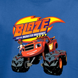 Blaze And The Monster Machines Kids Show Truck Fan T Shirt 33608876