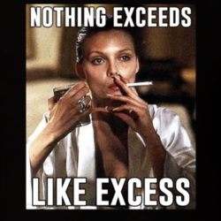 Nothing Exceeds Like Excess Elvira Glamour Scarface Fan T Shirt 33761812
