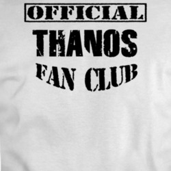 Official Thanos Fan Club Parody Avengers Movie Fan T Shirt 34019794