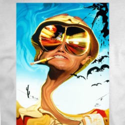 Fear And Loathing In Las Vegas Movie Poster Fan T Shirt 34213607