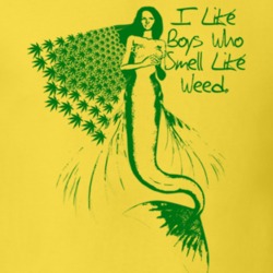 Mermaid Weed Cannabis Funny Smoke T Shirt 34338679