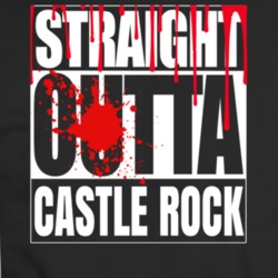 Straight Outta Castle Rock Stephen King Tv Parody Fan T Shirt 34580099