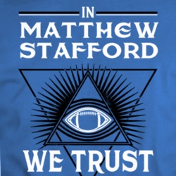 In Matthew Stafford We Trust Detroit Football Parody Fan Gear T Shirt 34582479
