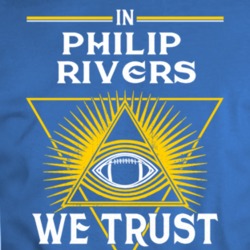 In Philip Rivers We Trust Los Angeles Football Parody Fan Gear T Shirt 34582480