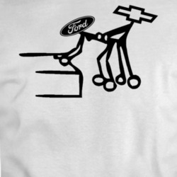Chevy Doing Ford Big Trucks Funny Parody Fan Country T Shirt 34585895