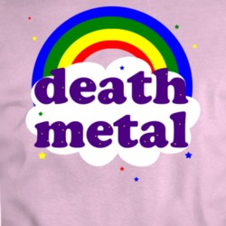 Death Metal Fan Heavy Rock Guitar Rainbow Loveparody T Shirt All Styles Sizes Colors 34620363